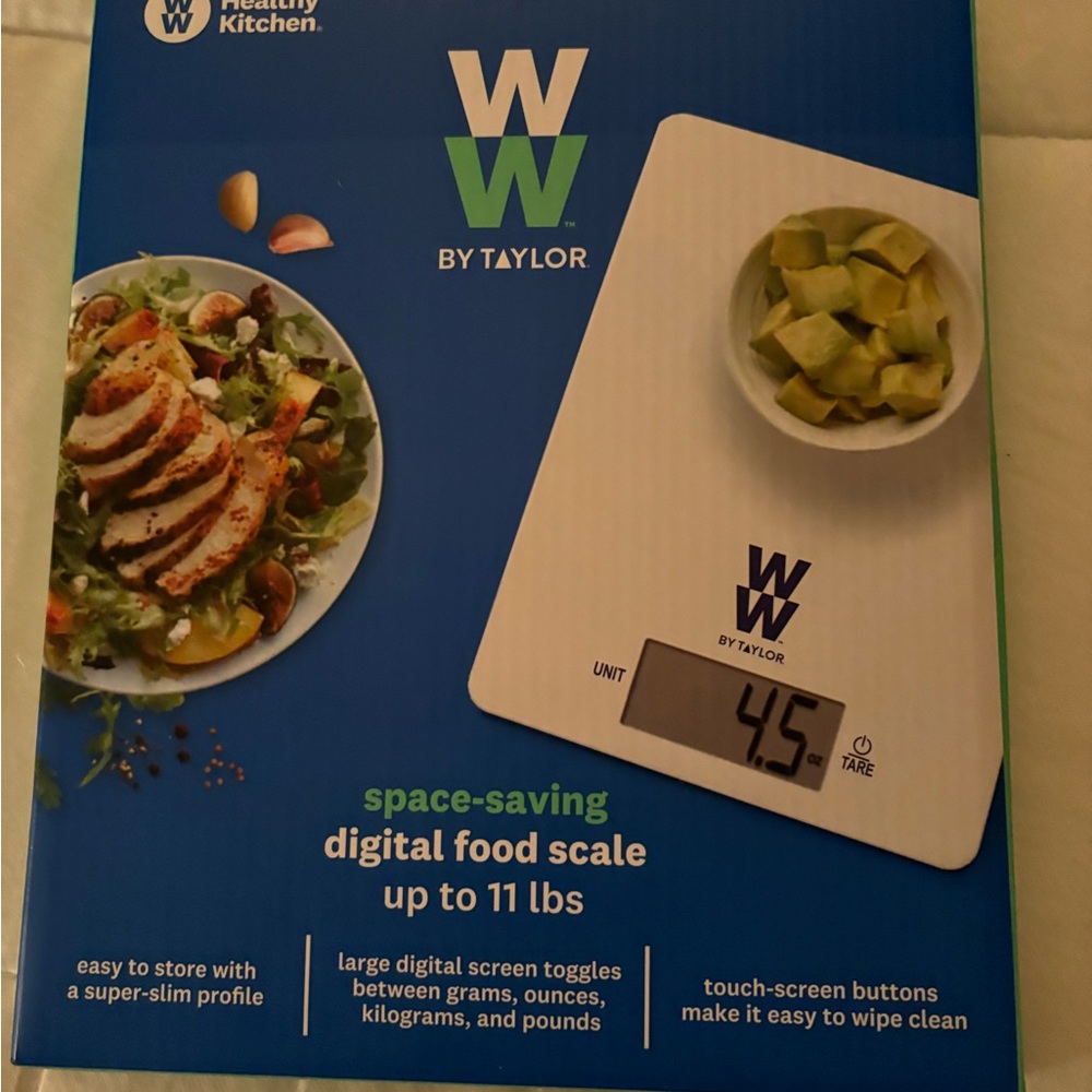 Weight Watchers by Taylor White Digital Scale